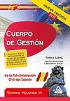 CUERPO DE GESTION TEMARIO VI 2011 DE LA ADMINISTRACION CIVIL DEL