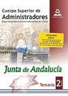 CUERPO SUPERIOR ADMINISTRADORES GENERALES JUNTA ANDALUCIA II TEMARIO