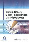 CULTURA GENERAL Y TEST PSICOTECNICOS PARA OPOSICIONES