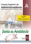 CUERPO SUPERIOR DE ADMINISTRADORES JUNTA DE ANDALUCIA TEST VOLUMEN 1