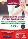 TECNICO MEDIO-GESTION FUNCION ADMINISTRATIVA SAS TEST TEMARIO ESPECIFICO