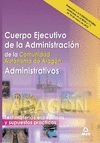 ADMINISTRATIVOS, CUERPO EJECUTIVO DE LA ADMINISTRACIÓN, COMUNIDAD AUTÓNOMA DE AR