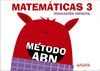 MATEMÁTICAS ABN 3. (CUADERNOS 1, 2 Y 3)