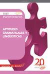 TEST PSICOTÉCNICOS APTITUDES GRAMATICALES Y LINGÜÍSTICAS. COLECCIÓN DE BOLSILLO
