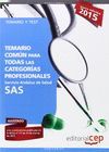 TEMARIO Y TEST GENERAL PARA TODAS LAS CATEGORIAS PROFESIONALES SAS