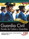 GUARDIA CIVIL. ESCALA DE CABOS Y GUARDIAS. MATERIAS SOCIOCULTURAL