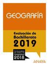 GEOGRAFIA. EVALUACIÓN DE BACHILLERATO 2018