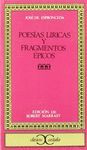 POESÍAS LÍRICAS Y FRAGMENTOS ÉPICOS
