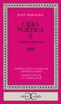 OBRA POETICA II   (J.MARAGALL)  (C.C.127)