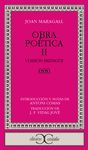 OBRA POETICA II   (J.MARAGALL)  (C.C.127)
