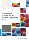 MANUAL PARA LA SELECCIÓN DE EMPLEADOS PÚBLICOS (2ª EDICIÓN)