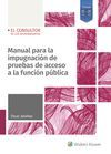 MANUAL PARA LA IMPUGNACIÓN DE PRUEBAS DE ACCESO A LA FUNCIÓN PÚBLICA