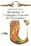 ENSEÑANZA DE 7 CONCEPTOS CRUCIALES DEL PSICOANÁLISIS