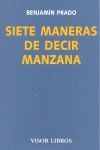 SIETE MANERAS DE DECIR MANZANA