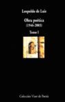 OBRA POÉTICA I (1946-2003) LEOPOLDO DE LUIS