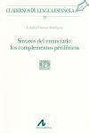 SINTAXIS DEL ENUNCIADO: LOS COMPLEMENTOS PERIFÉRICOS (97)