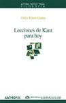 LECCIONES DE KANT PARA HOY