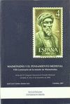 MAIMÓNIDES Y EL PENSAMIENTO MEDIEVAL.VIII CENTENARIO DE LA MUERTE DE MAIMÓNIDES.