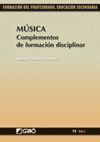 MUSICA. COMPLEMENTOS DE FORMACION DISCIPLINAR