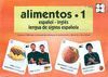 ALIMENTOS 1 BARAJA ESPAÑOL/INGLES SIGNOS