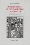 INTRODUCCION ESTUDIO INCUNABLES -TELA-
