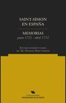 SAINT-SIMON EN ESPAÑA. MEMORIAS JUNIO 1721 - ABRIL 1722