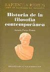 HISTORIA DE LA FILOSOFÍA CONTEMPORÁNEA