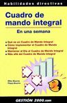 CUADRO DE MANDO INTEGRAL EN UN