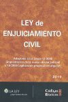 LEY ENJUICIAMIENTO CIVIL CG.BASICOS LA LEY ENERO