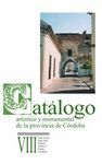 CATÁLOGO ARTÍSTICO Y MONUMENTAL DE LA PROVINCIA DE CÓRDOBA
