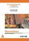 MATEMÁTICAS. EDUCACIÓN SECUNDARIA DE ADULTOS.