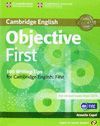 OBJECTIVE FIRST (4TH ED.) STUDENT'S BOOK WITH ANSWERS WITH CD-ROM (FCE 2015)