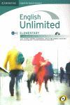 ENGLISH UNLIMITED FOR SPANISH SPEAKERS, ELEMENTARY. COURSEBOOK WITH E-PORTFOLIO