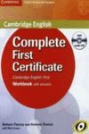 COMPLETE FIRST CERTIFICATE FOR SPANISH SPEAKERS. WORKBOOK WITH ANSWERS