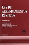 LEY DE ARRENDAMIENTOS RUSTICOS 5ª ED.