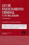 LEY DE ENJUICIAMIENTO CRIMINAL Y LEY DEL JURADO