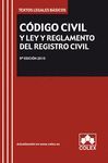 CODIGO CIVIL Y REGLAMENTO DEL REGISTRO CIVIL