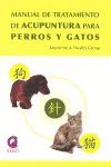 MANUAL DE TRATAMIENTOS DE ACUPUNTURA PARA PERROS Y GATOS