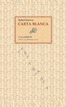 CARTA BLANCA