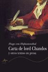 CARTA DE LORD CHANDOS