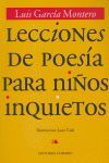 LECCIONES DE POESÍA PARA NIÑOS INQUIETOS