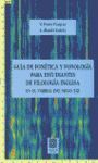 GUÍA DE FONÉTICA Y FONOLOGÍA PARA ESTUDIANTES DE FILOLOGÍA INGLESA