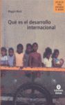 QUÉ ES EL DESARROLLO INTERNACIONAL