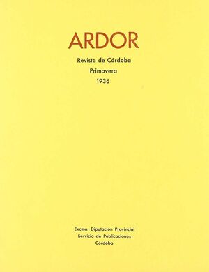 ARDOR.- REVISTA DE CORDOBA. PRI