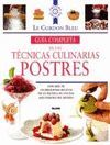 POSTRES, GUÍA COMPLETA TÉCNICAS CULINARIAS