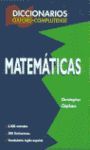 DICC. DE MATEMATICAS