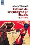 HISTORIA DEL ANARQUISMO EN ESPAÑA