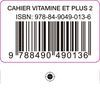 VITAMINE ET PLUS 2 CAHIER+CD+ CAHIER MC