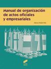 MANUAL DE ORGANIZACIÓN DE ACTOS OFICIALES Y EMPRESARIALES