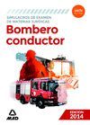 BOMBERO CONDUCTOR SIMULACROS MATERIA JURIDICA